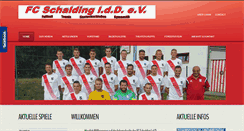 Desktop Screenshot of fc-schalding.de